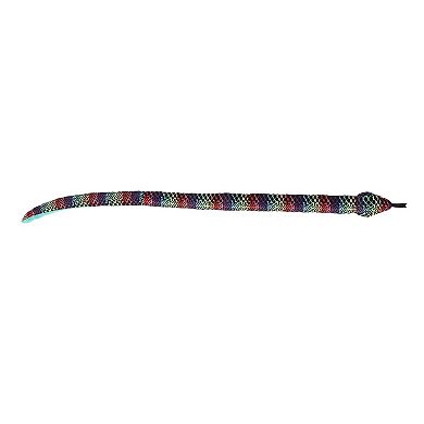 Aurora X-large Rainbow Snake 51" Kusheez Playful Stuffed Animal