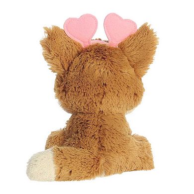 Aurora Small Brown Love On The Mind 6" Xoxo Fox Heartwarming Stuffed Animal