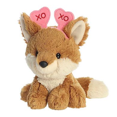 Aurora Small Brown Love On The Mind 6" Xoxo Fox Heartwarming Stuffed Animal