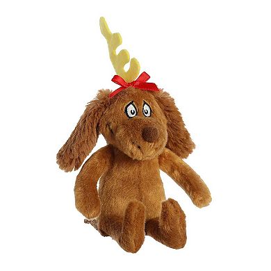 Aurora Small Brown Dr. Seuss Shoulderkin 7" Max Whimsical Stuffed Animal