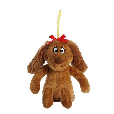 Aurora Small Brown Dr. Seuss Shoulderkin 7" Max Whimsical Stuffed Animal
