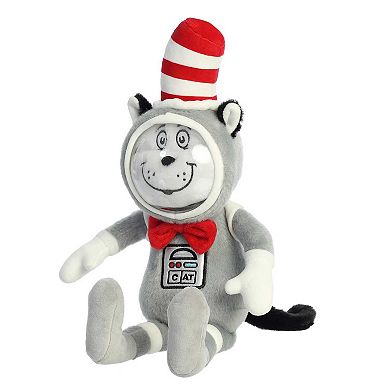 Aurora Large Multicolor Dr. Seuss 15" Astronaut Cat In The Hat Whimsical Stuffed Animal