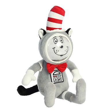 Aurora Large Multicolor Dr. Seuss 15" Astronaut Cat In The Hat Whimsical Stuffed Animal