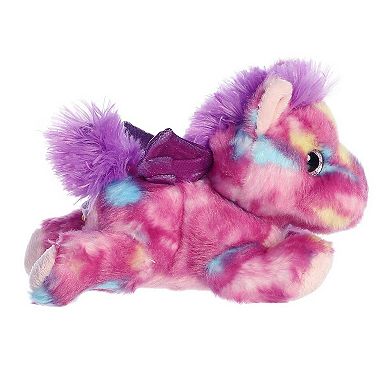 Aurora - Small Purple Bright Fancies - 7" Tutti Frutti Pegasus - Vibrant Stuffed Animal