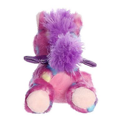 Aurora - Small Purple Bright Fancies - 7" Tutti Frutti Pegasus - Vibrant Stuffed Animal