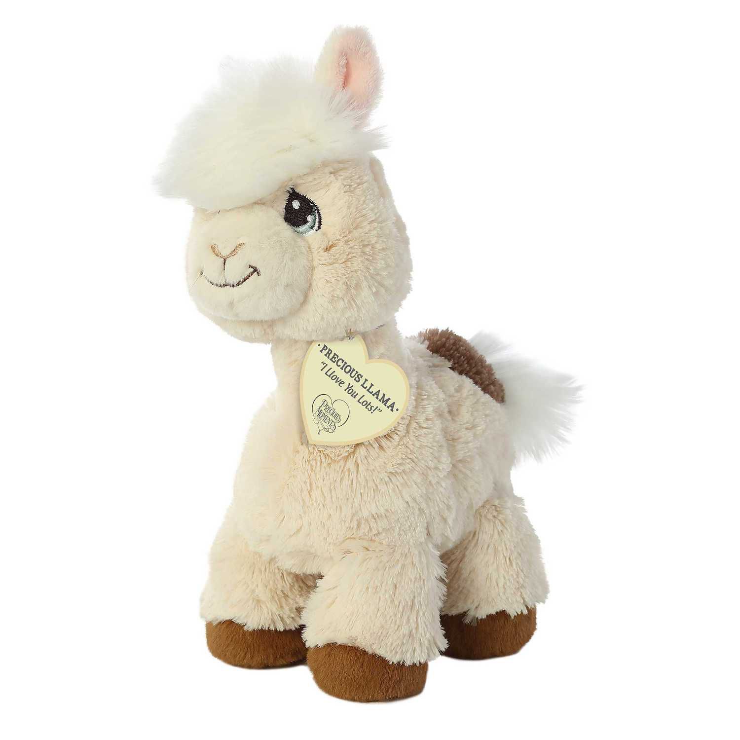 Детская мягкая игрушка Aurora Small Brown Precious Moments 8" Precious Llama Inspirational Stuffed Animal — фото 1