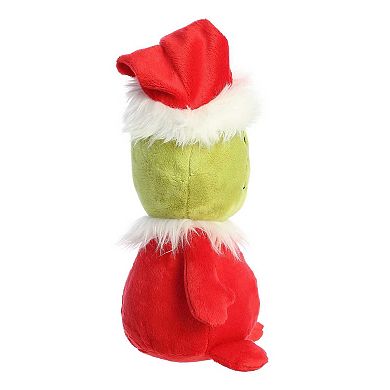 Aurora Medium Red Dr. Seuss 9.5" Pop Art Santa Grinch Whimsical Stuffed Animal