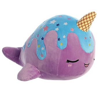 Aurora Large Purple Tasty Peach 12.5" Blue Moon Nomwhal Enchanting Stuffed Animal