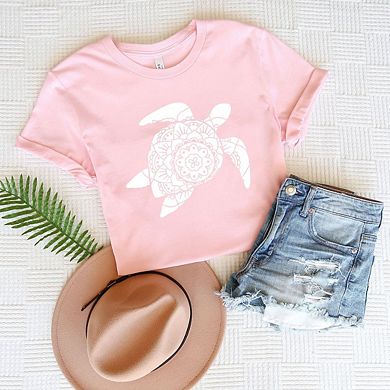 Simply Sage Market Turtle Mandala Short Sleeve Tee