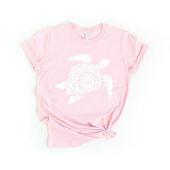Simply Sage Market Turtle Mandala Short Sleeve Tee