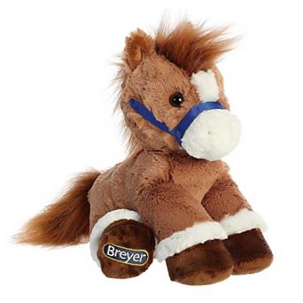 Aurora Medium Brown Breyer 11" Chestnut Horse Exquisite Stuffed Animal
