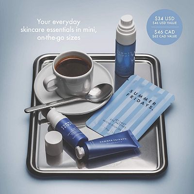 Summer Fridays アイマスク　プランエスクリニック PLAN;S Summer Fridays The Jet Lag Essentials Hydration Set for Travel