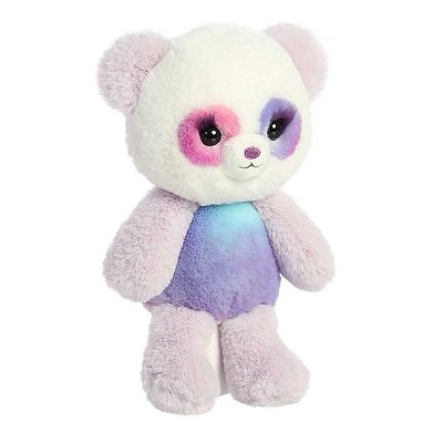 Aurora Small Purple Sweet Pop 9" Grape Swirl Panda Colorful Stuffed Animal