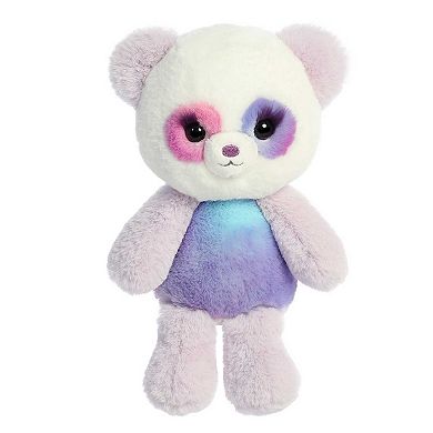 Aurora Small Purple Sweet Pop 9" Grape Swirl Panda Colorful Stuffed Animal