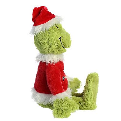 Aurora Large Green Dr. Seuss 16" Merry Grinchmas Grinch Whimsical Stuffed Animal