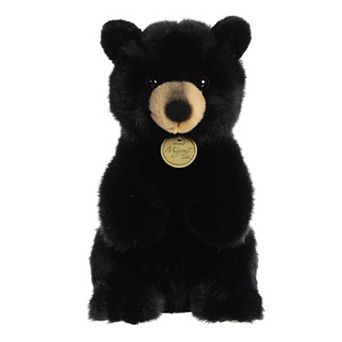 Aurora Medium Black Miyoni Tots Sitting Pretty 10" American Black Bear Cub Adorable Stuffed Animal