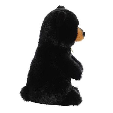 Aurora Medium Black Miyoni Tots Sitting Pretty 10" American Black Bear Cub Adorable Stuffed Animal