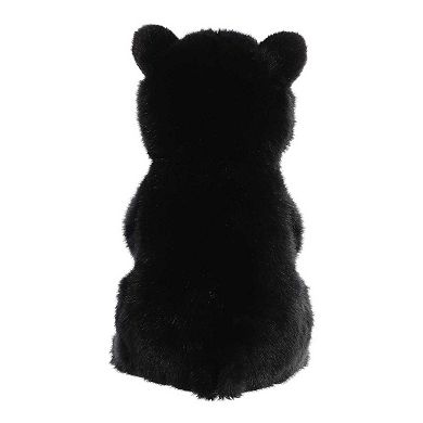 Aurora Medium Black Miyoni Tots Sitting Pretty 10" American Black Bear Cub Adorable Stuffed Animal