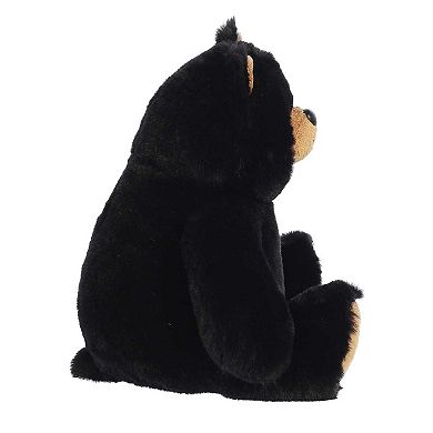 Aurora Medium Black Bear 11" Bronson Black Bear Snuggly Stuffed Animal