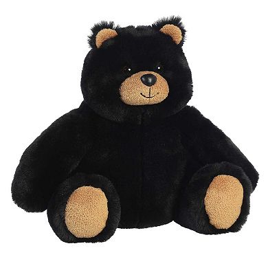Aurora Medium Black Bear 11" Bronson Black Bear Snuggly Stuffed Animal