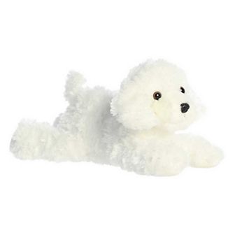 Aurora - Medium White Flopsie - 12" Bonita - Adorable Stuffed Animal