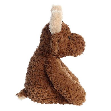 Aurora Medium Brown Nubbles 10" Moose Adorable Stuffed Animal