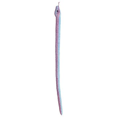 Aurora X-large Pink Snake Kusheez 51" Pastel Tie Dye Playful Stuffed Animal