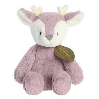Ebba Large Purple Eco Ebba 12.5" Fawn Baby Stuffed Animal