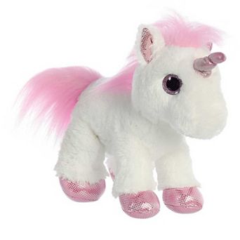 Aurora Medium White Sparkle Tales 12" Pink Unicorn Enchanting Stuffed Animal
