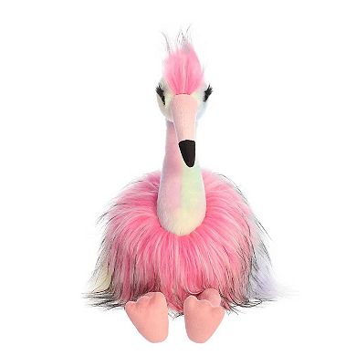 Aurora Medium Pink Luxe Boutique 10" Fable Flamingo Exquisite Stuffed Animal