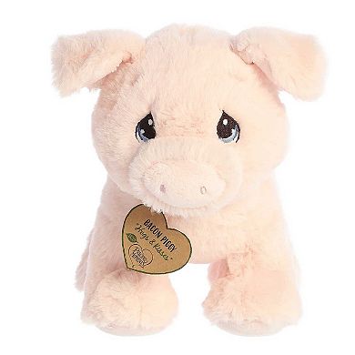 Aurora Small Pink Precious Moments 9" Bacon Piggy Inspirational Stuffed Animal
