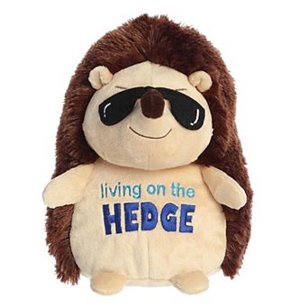 Aurora Small Brown Just Sayin' 8.5" Livin' On The Hedge Witty Stuffed Animal