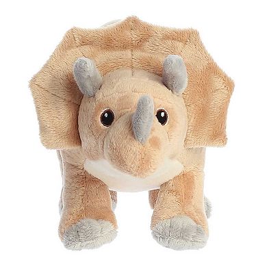Aurora Large Brown Eco Nation 12.5" Triceratops Eco-friendly Stuffed Animal
