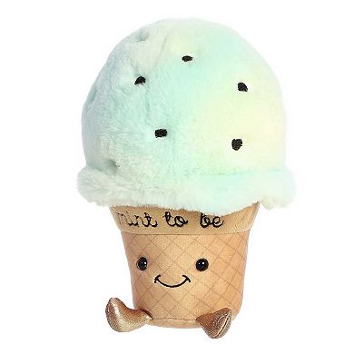 Aurora Small Green Just Sayin' 8" Mint To Be Ice Cream Witty Stuffed Animal