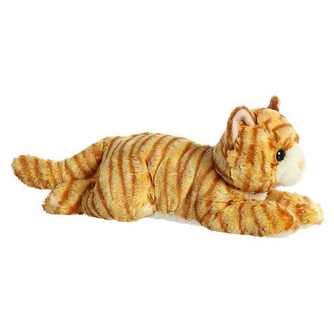 Детские мягкие игрушки Aurora Medium Orange Flopsie 12" Ginger Cat Adorable Stuffed Animal