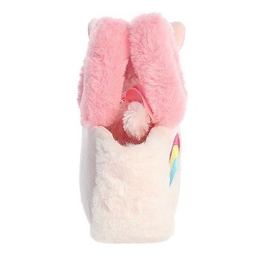 Aurora Small Pink Fancy Pals 7" Pastel Rainbow Fashionable Stuffed Animal