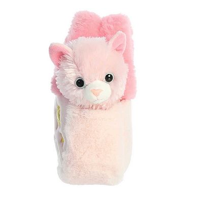 Aurora Small Pink Fancy Pals 7" Pastel Rainbow Fashionable Stuffed Animal
