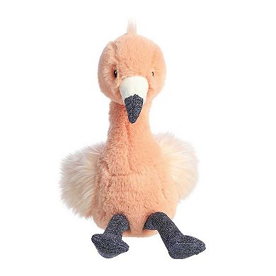 Ebba Small Pink Splasheez 9" Flamingo Colorful Baby Stuffed Animal