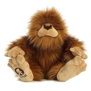 Aurora Large Brown Fantasy 16.5" Big Foot Mysterious Stuffed Animal