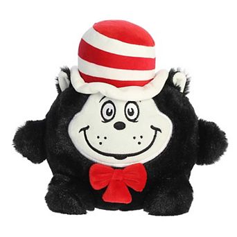 Aurora Small Black Dr. Seuss 8" Cat In The Hat Ball Whimsical Stuffed Animal