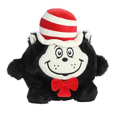 Aurora Small Black Dr. Seuss 8" Cat In The Hat Ball Whimsical Stuffed Animal