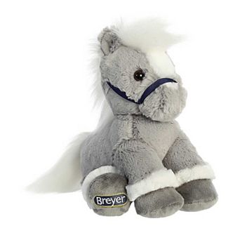 Aurora Medium Gray Breyer 11" Grey Horse Exquisite Stuffed Animal