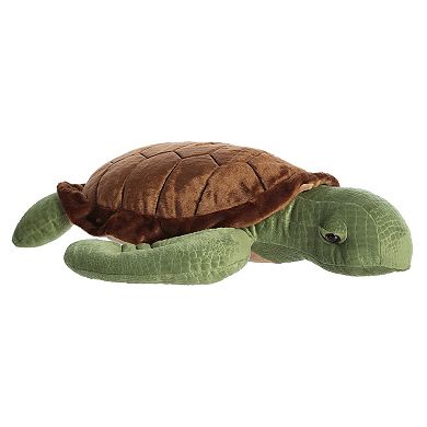 Aurora Large Green Super Flopsie 27" Sea Turtle Adorable Stuffed Animal