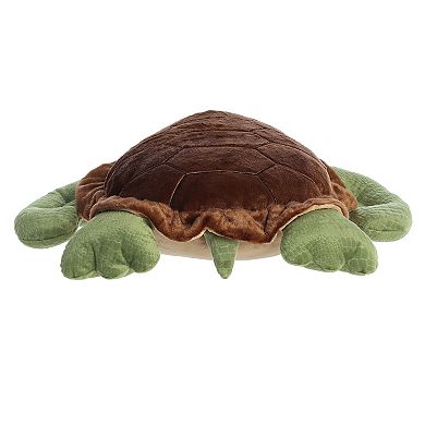 Aurora Large Green Super Flopsie 27" Sea Turtle Adorable Stuffed Animal