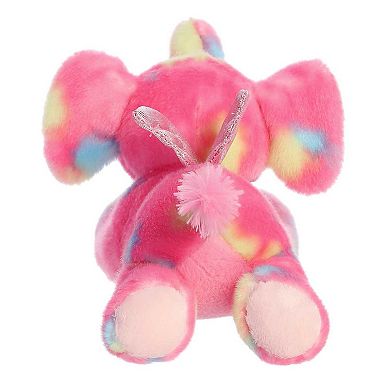 Aurora Small Pink Bright Fancies 7" Candyapple Elephant Vibrant Stuffed ...