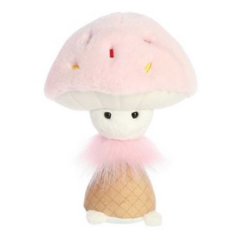 Aurora Small Pink Fungi Friends 9" Ice Cream Vibrant Stuffed Animal