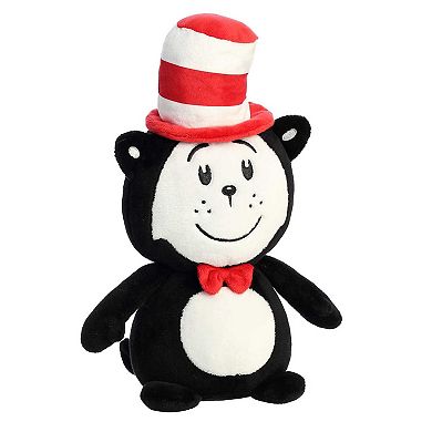 Aurora Medium Multicolor Dr. Seuss 12" Pop Art Cat In The Hat Whimsical Stuffed Animal