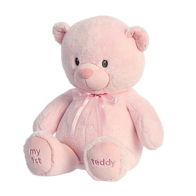 Ebba Large My First Teddy 28" Pink Adorable Baby Stuffed Animal