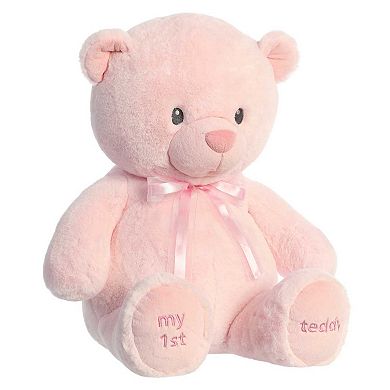Ebba Large My First Teddy 28" Pink Adorable Baby Stuffed Animal
