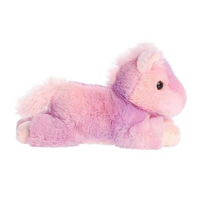 Aurora Small Pink Mini Flopsie 8" Rainbow Pony Adorable Stuffed Animal